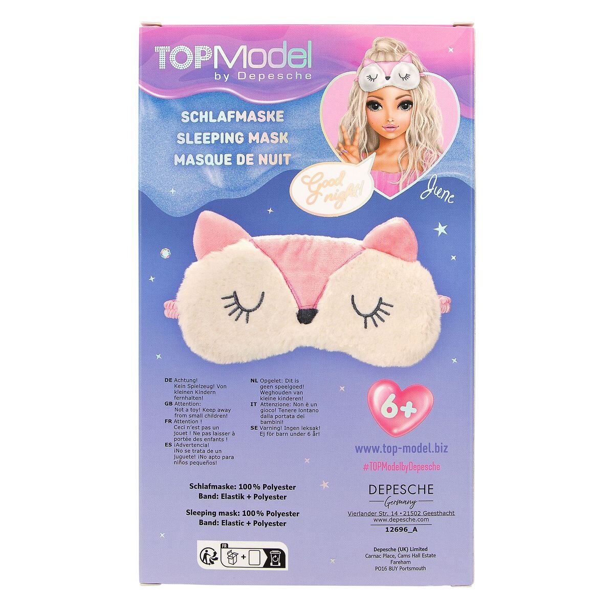 Depesche TOPModel Schlafmaske BEAUTY and ME
