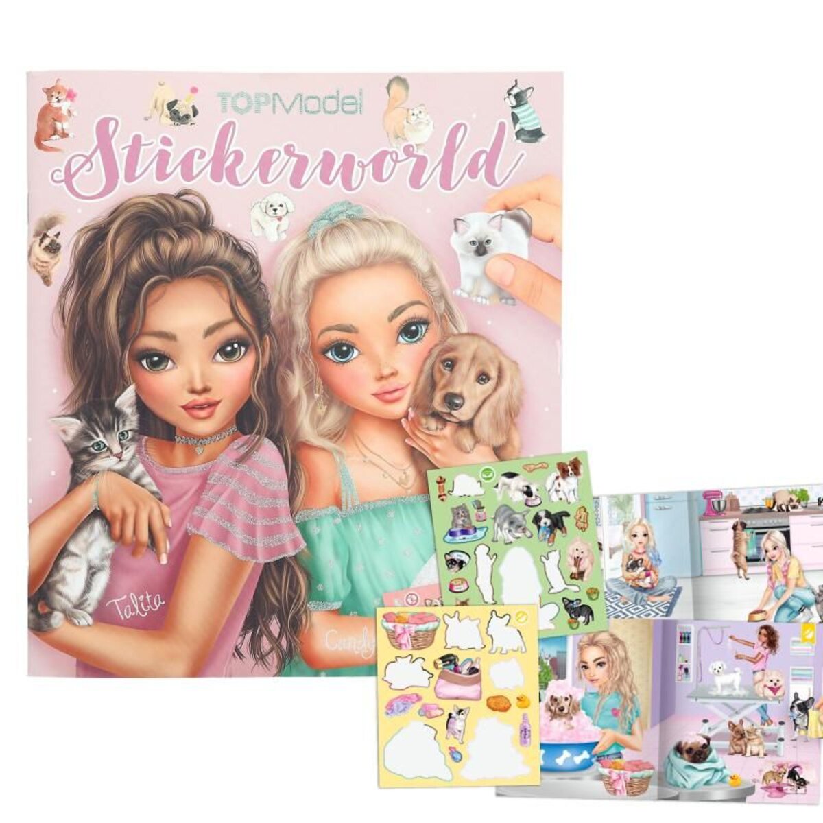 Depesche TOPModel Stickerworld KITTY and DOGGY