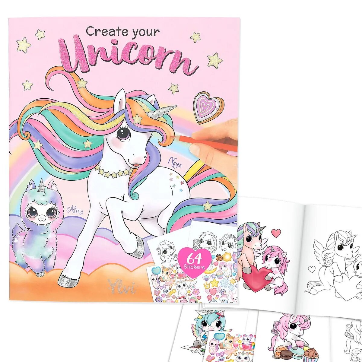Depesche Ylvi Create your Unicorn Malbuch