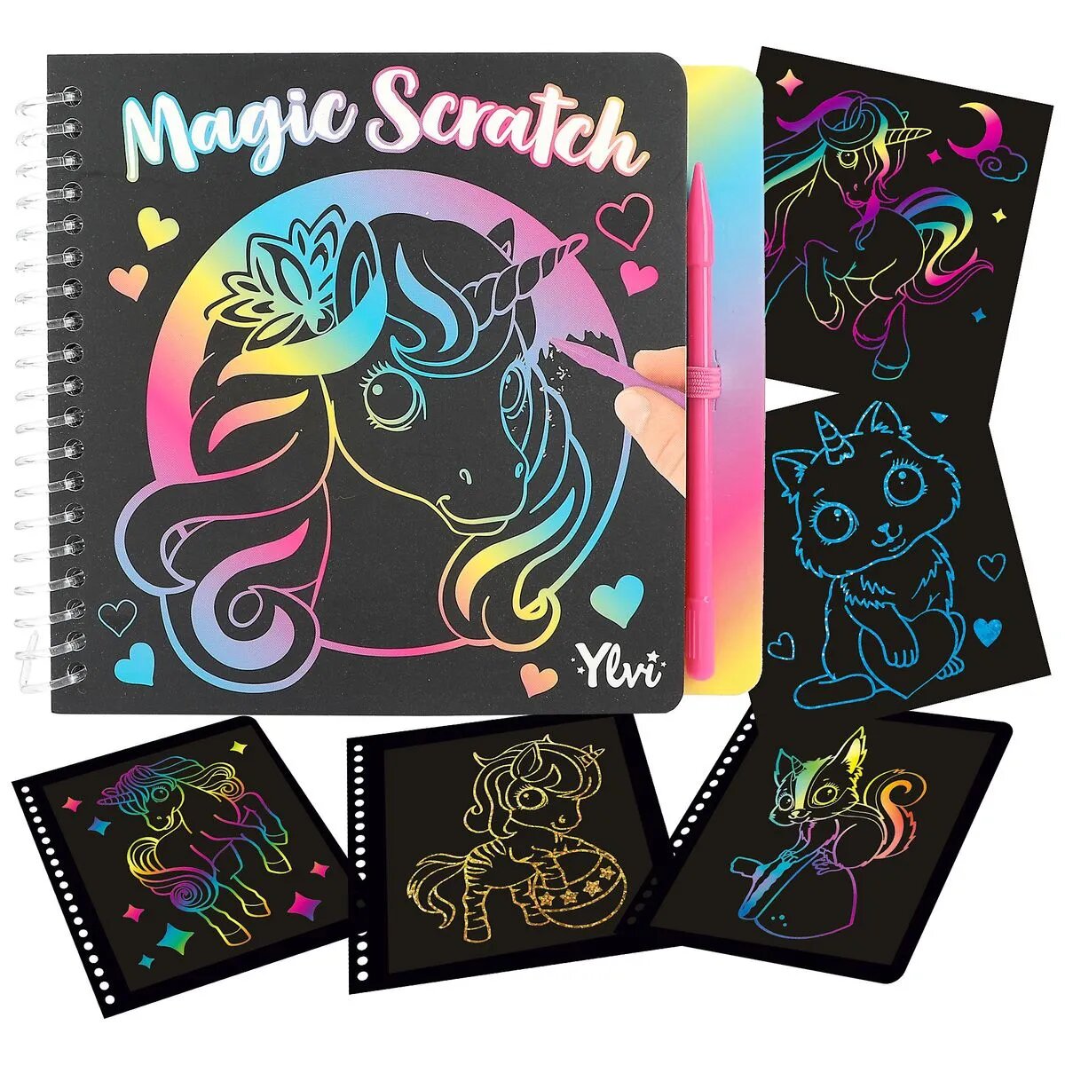 Depesche Ylvi Mini Magic Scratch Book