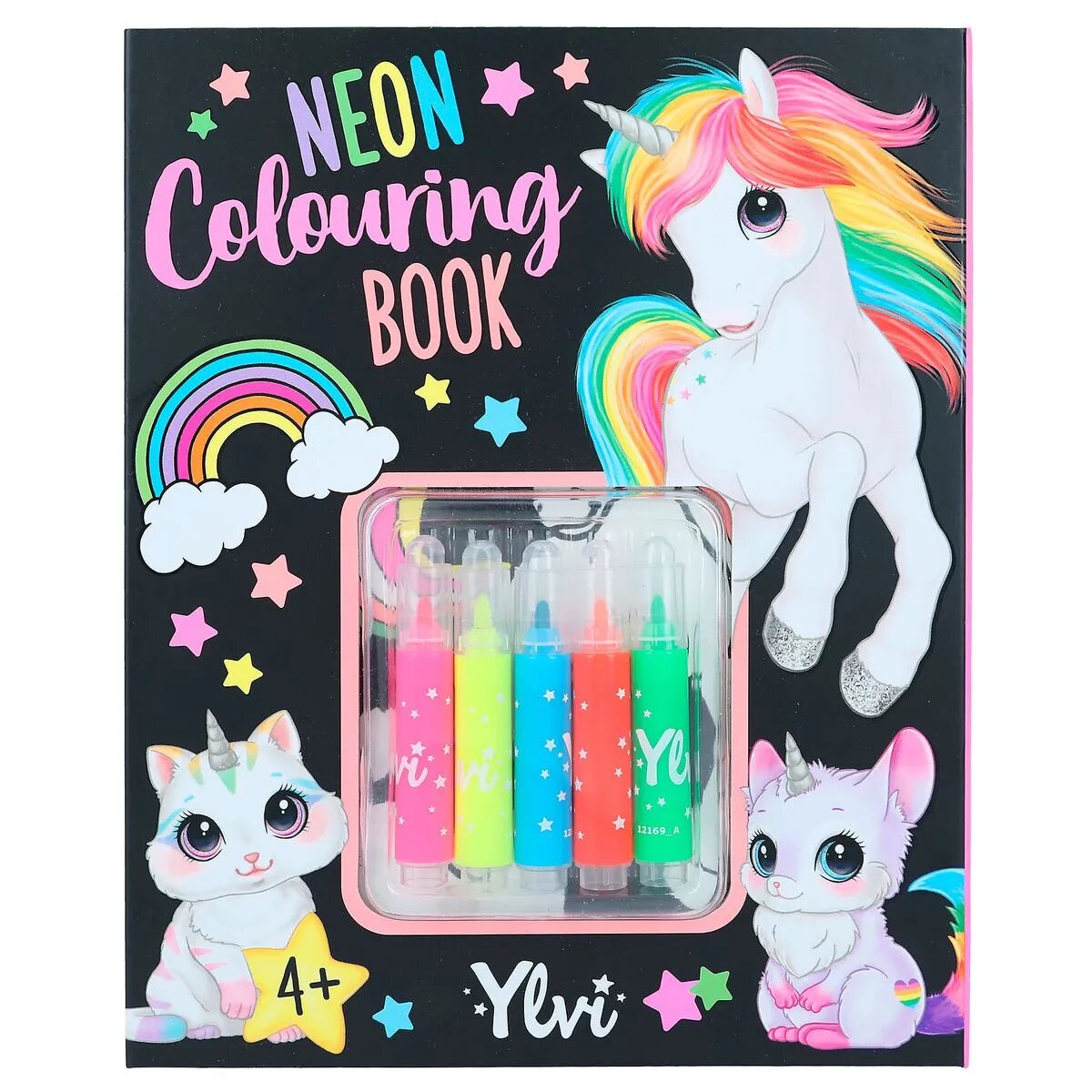 Depesche Ylvi Neon-Malbuch-Set