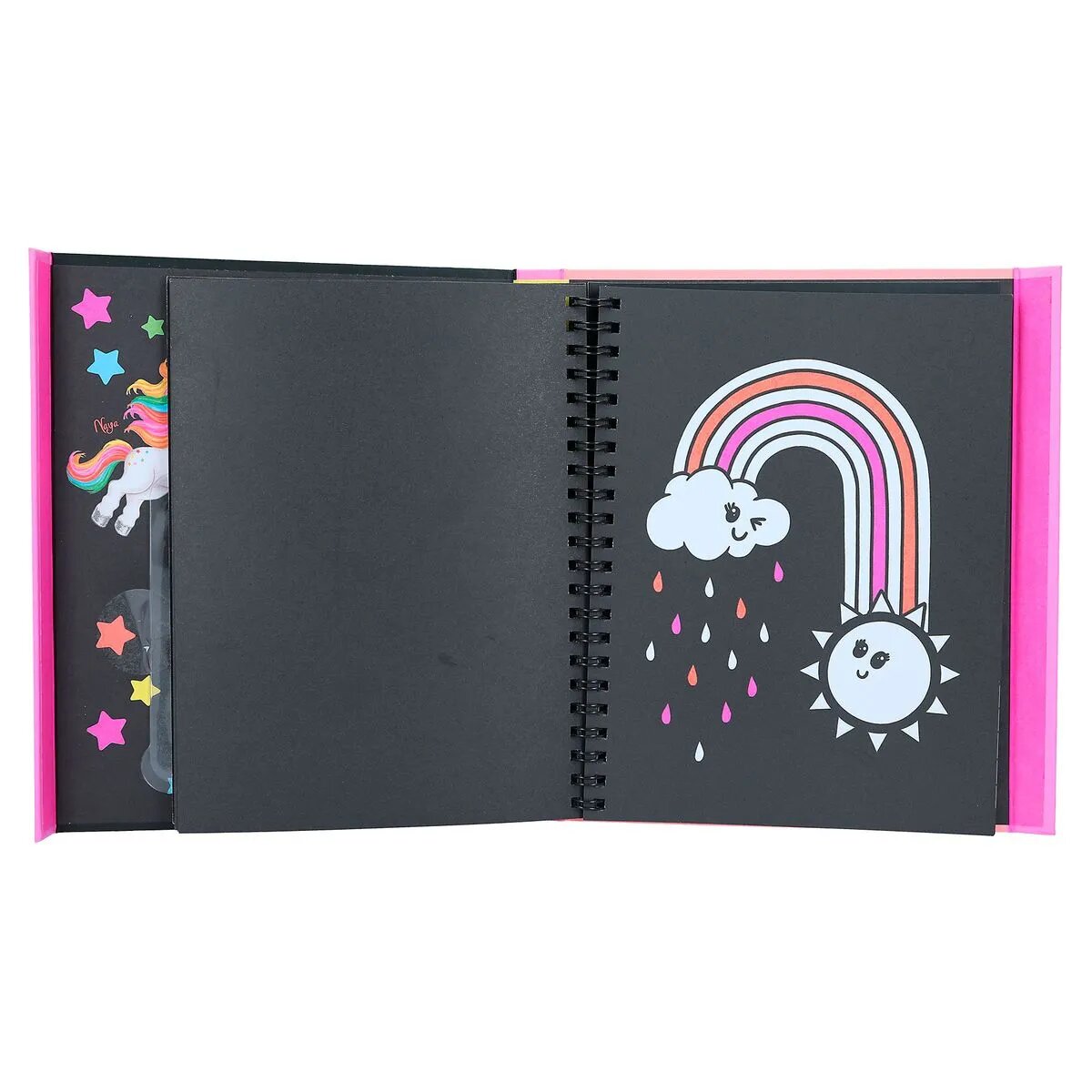 Depesche Ylvi Neon-Malbuch-Set