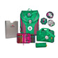 DerDieDas ErgoFlex MAX Schulranzen-Set Exklusiv LED Paisley Green
