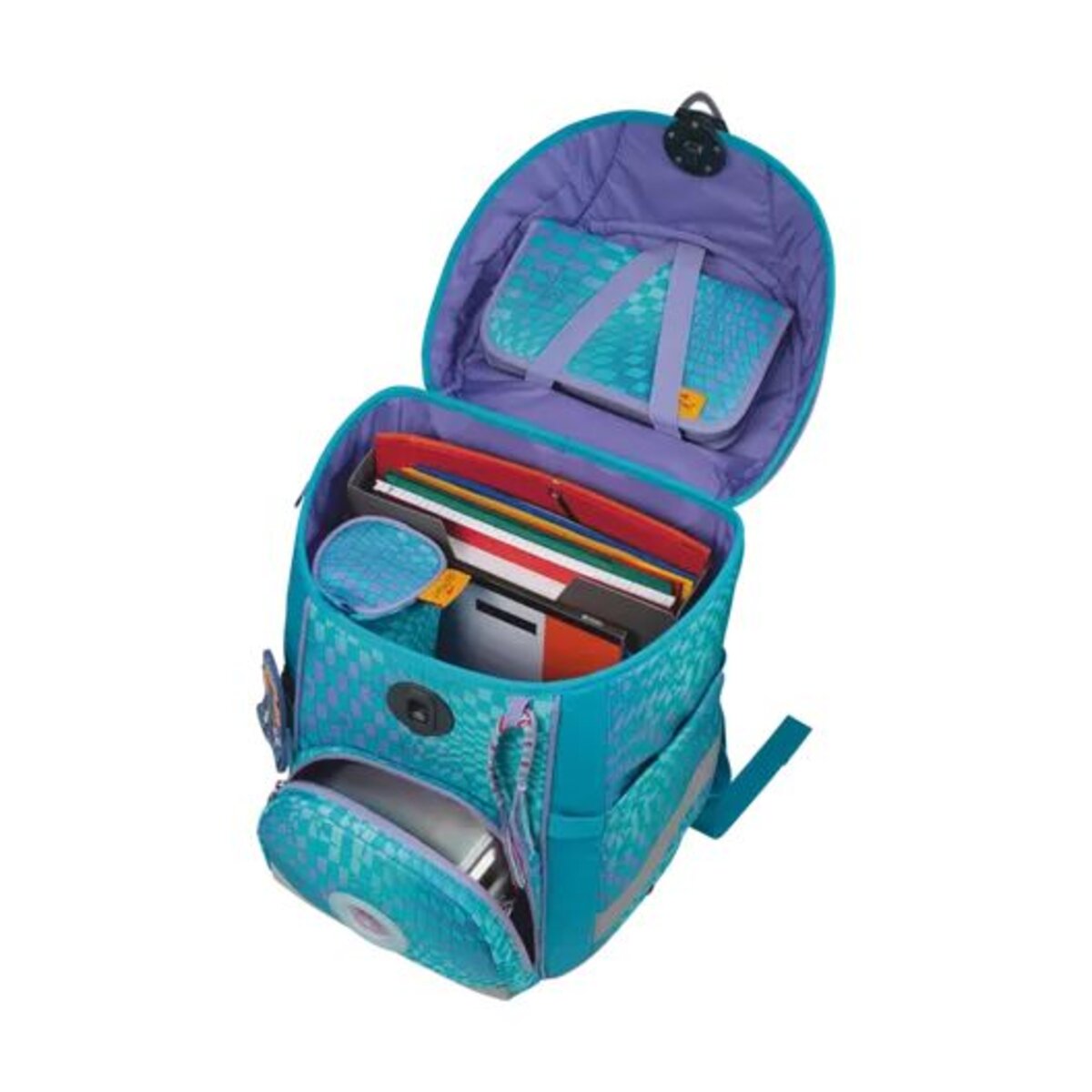 DerDieDas Schulranzen-Set ErgoFlex Easy Exklusiv LED Active