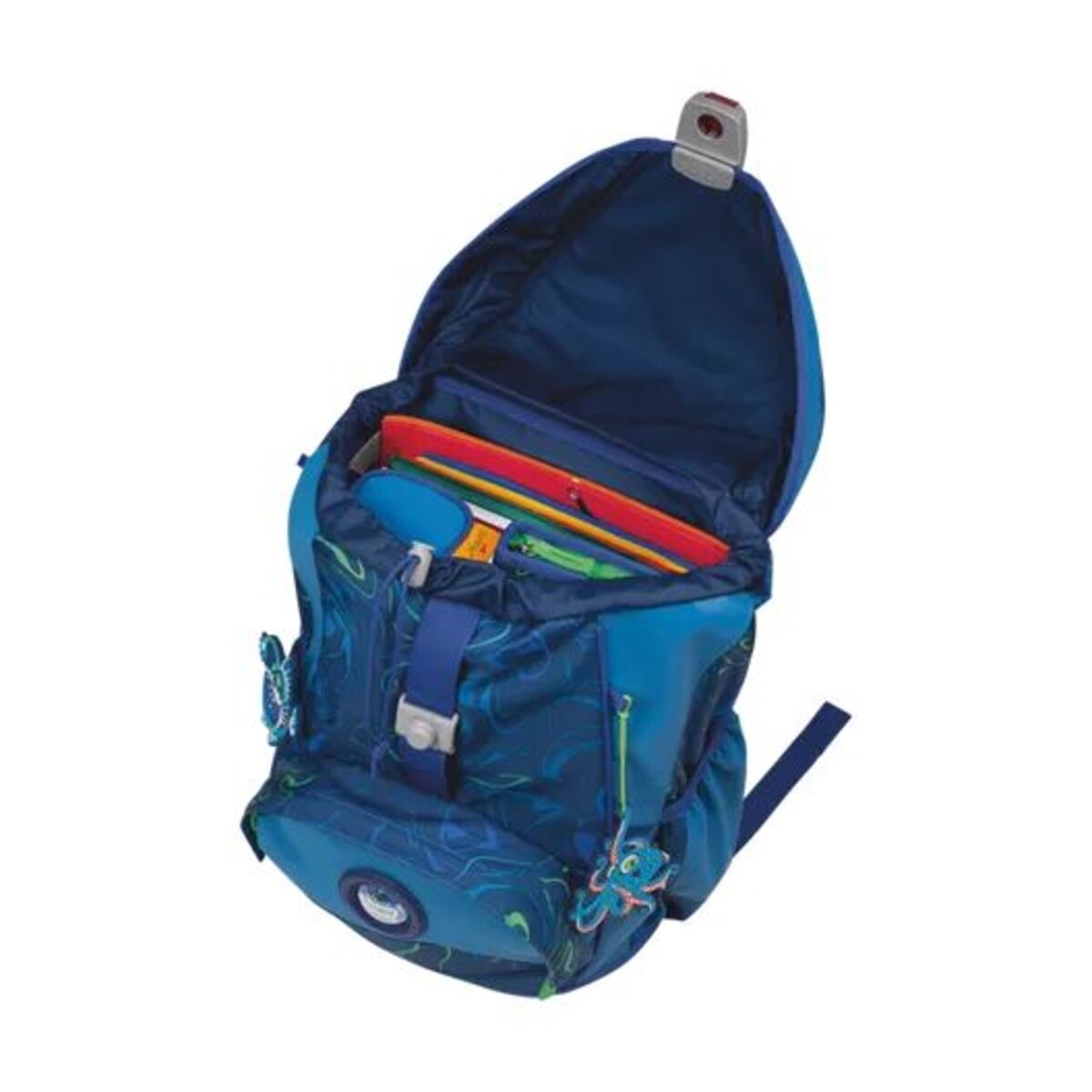 DerDieDas Schulrucksack-Set ErgoFlex Exklusiv Superflash Water Splash, 5-teilig
