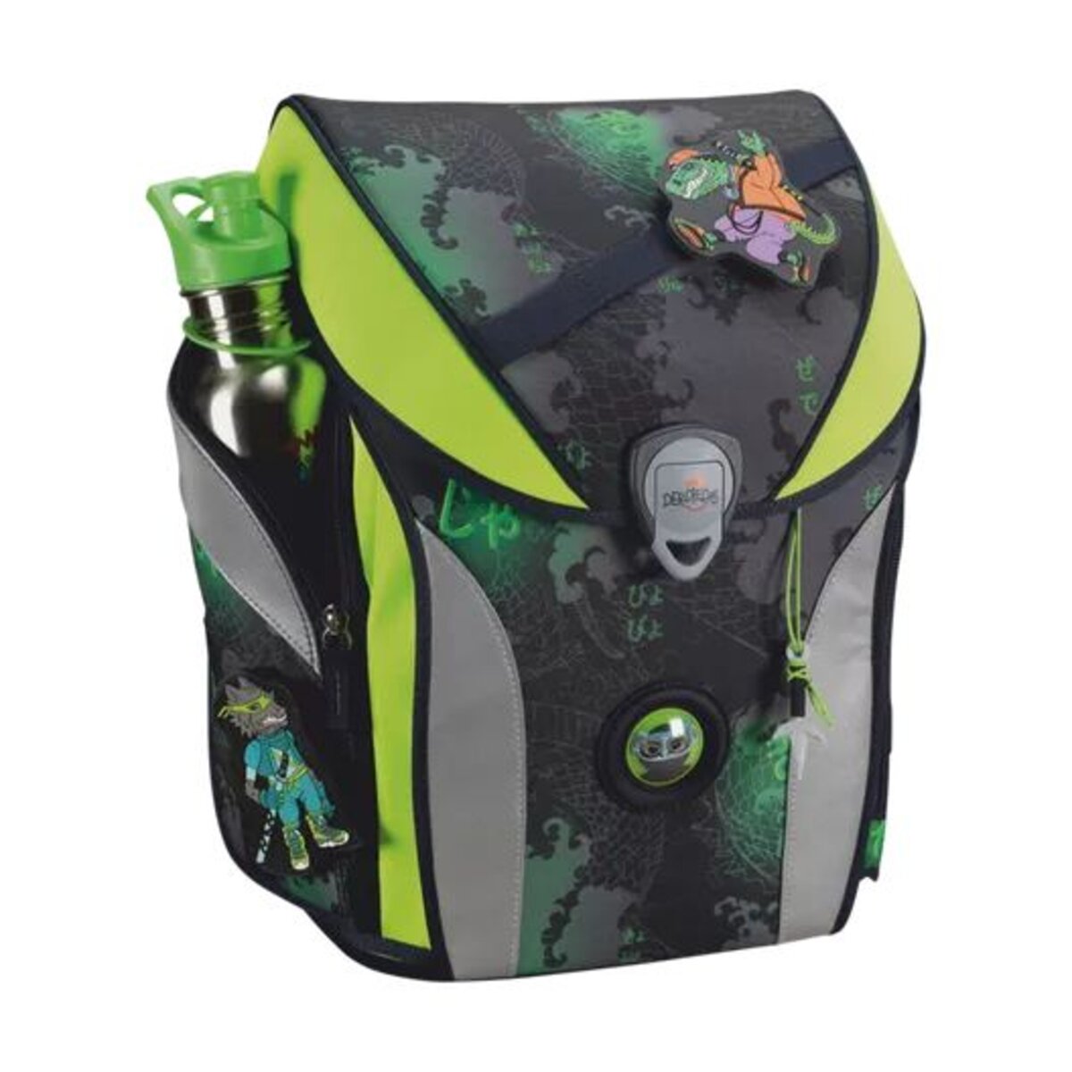 DerDieDas Schulranzen-Set ErgoFlex MAX Funny Fighter