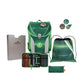 DerDieDas Schulranzen-Set Ergoflex Max Soccer Green, 5-teilig