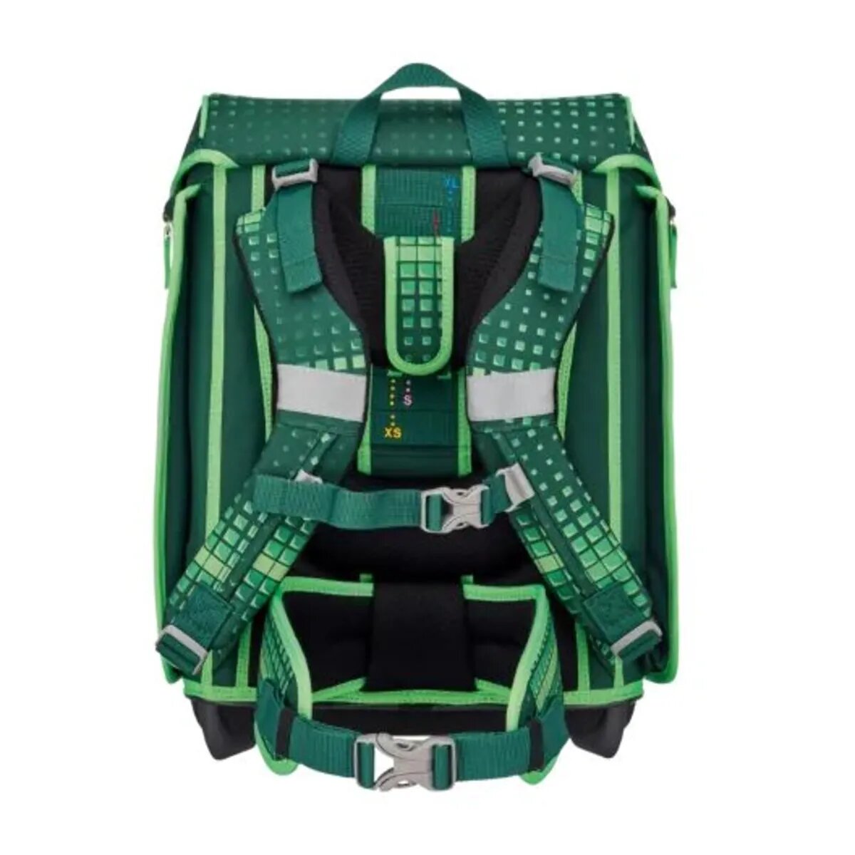 DerDieDas Schulranzen-Set Ergoflex Max Soccer Green, 5-teilig