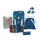 DerDieDas Schulranzen-Set Ergoflex Max Blue Speed, 5-teilig