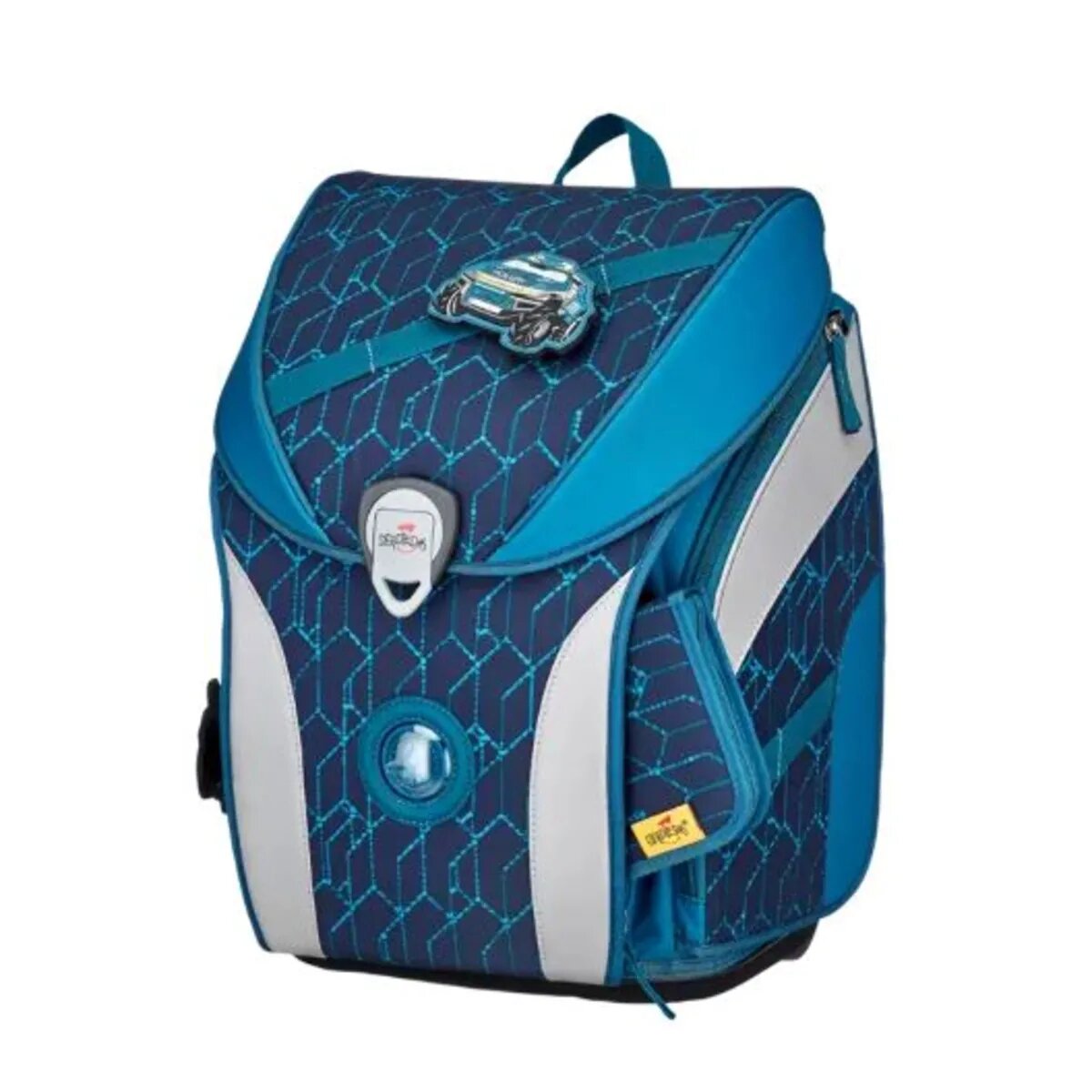DerDieDas Schulranzen-Set Ergoflex Max Blue Speed, 5-teilig
