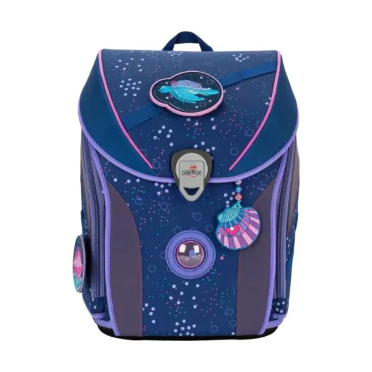 DerDieDas Schulranzen-Set Ergoflex Max Deep Ocean, 5-teilig
