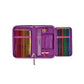 DerDieDas Schulranzen-Set Ergoflex Max Purple Dots, 5-teilig