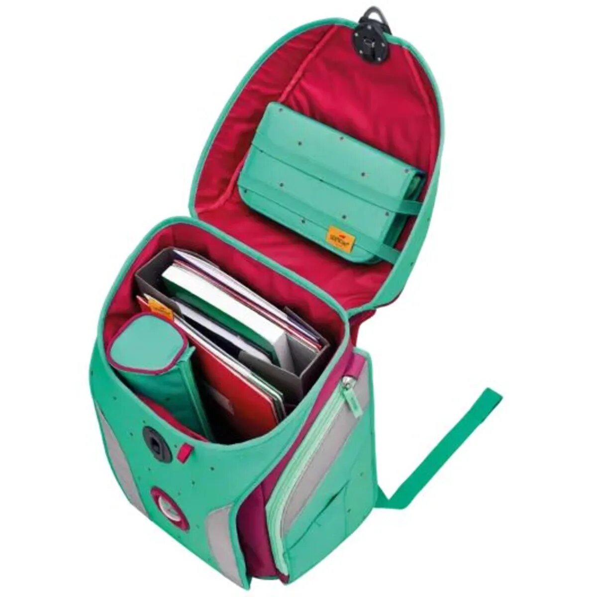 DerDieDas Schulranzen-Set Ergoflex Max Peppermint Pony, 5-teilig