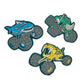 DerDieDas Schulranzen-Set Ergoflex Max Monster Truck, 5-teilig