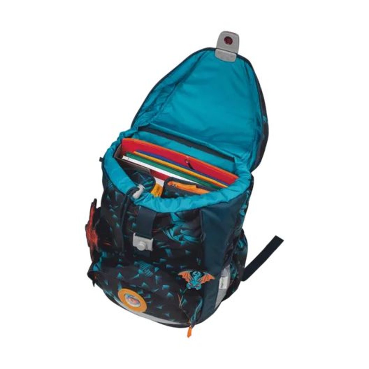 DerDieDas Schulrucksack-Set ErgoFlex Exklusiv LED Dragon Moon