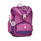 DerDieDas Schulrucksack-Set Ergoflex Purple Dots, 5-teilig