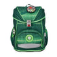 DerDieDas Schulrucksack-Set Ergoflex Soccer Green, 5-teilig