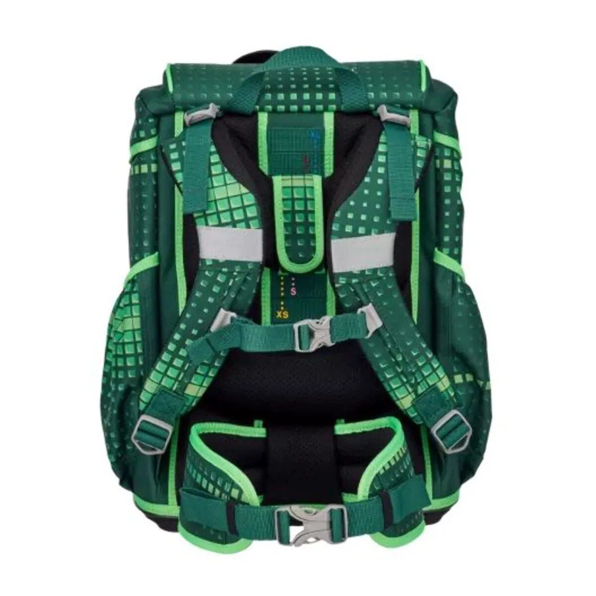 DerDieDas Schulrucksack-Set Ergoflex Soccer Green, 5-teilig