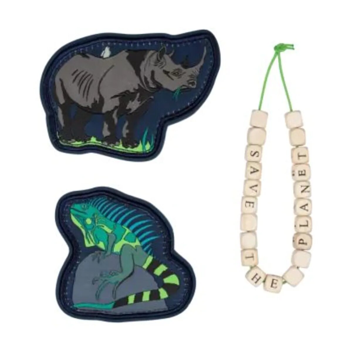 DerDieDas Wechselbuttons Blue Planet, 3-teilig