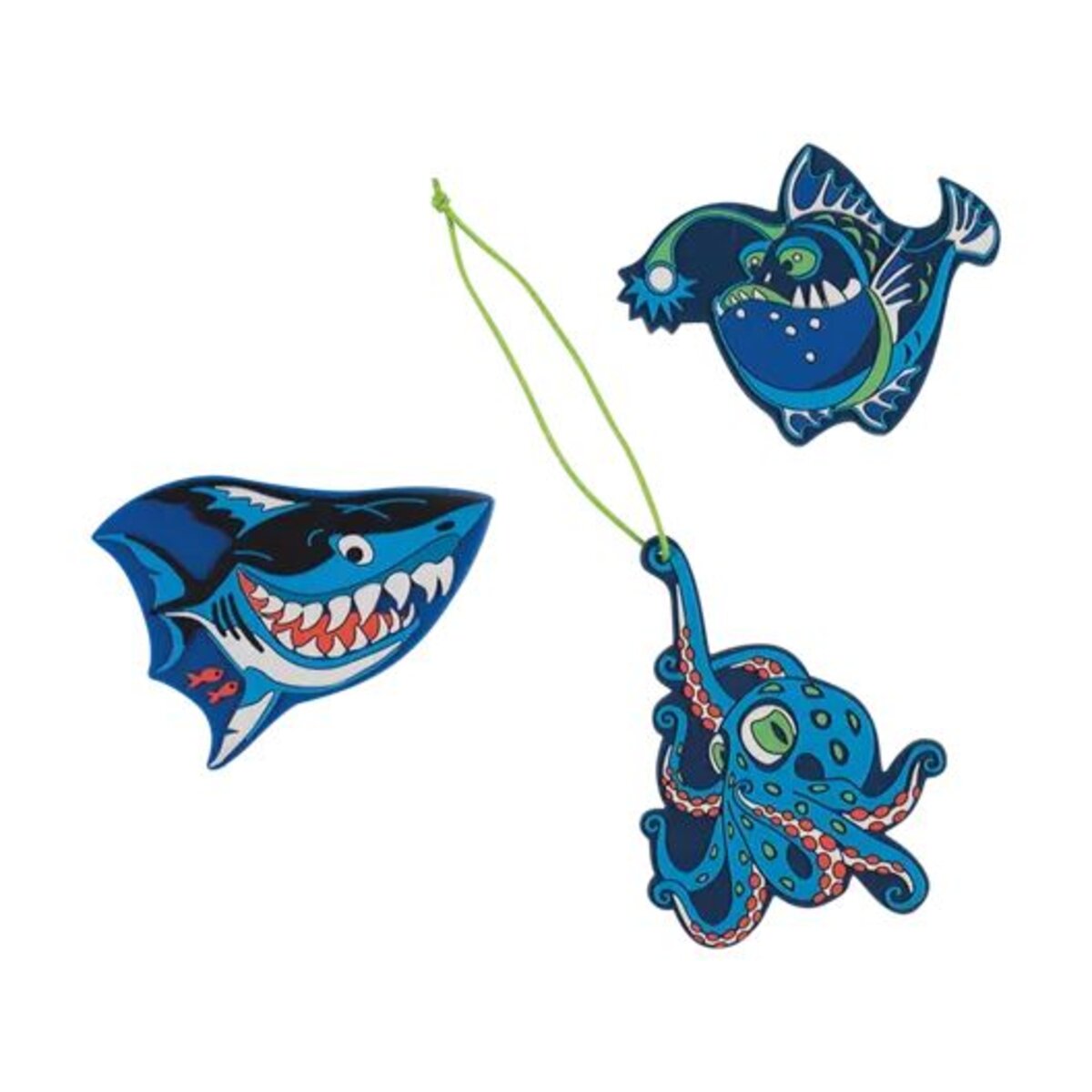 DerDieDas Wechselbuttons Water Splash, 3-teilig