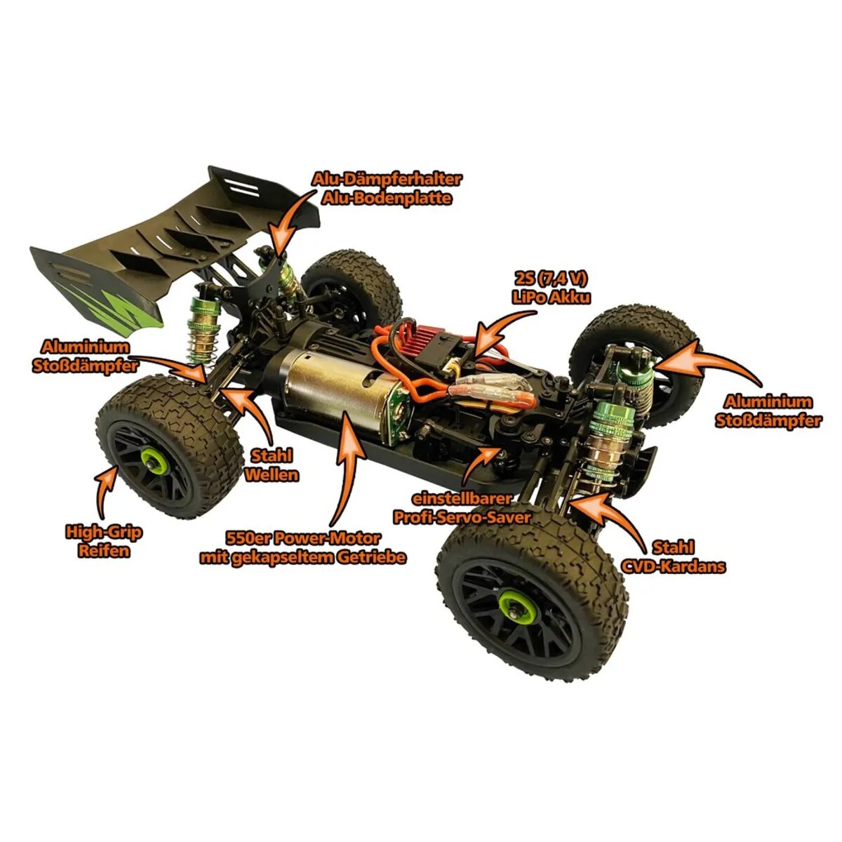 df Models B-06 Evolution Buggy - 1:14 RTR