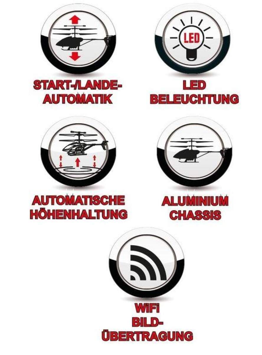 dF Models DF-100 PRO FPV Helikopter mit FPV-Kamera | No.9500