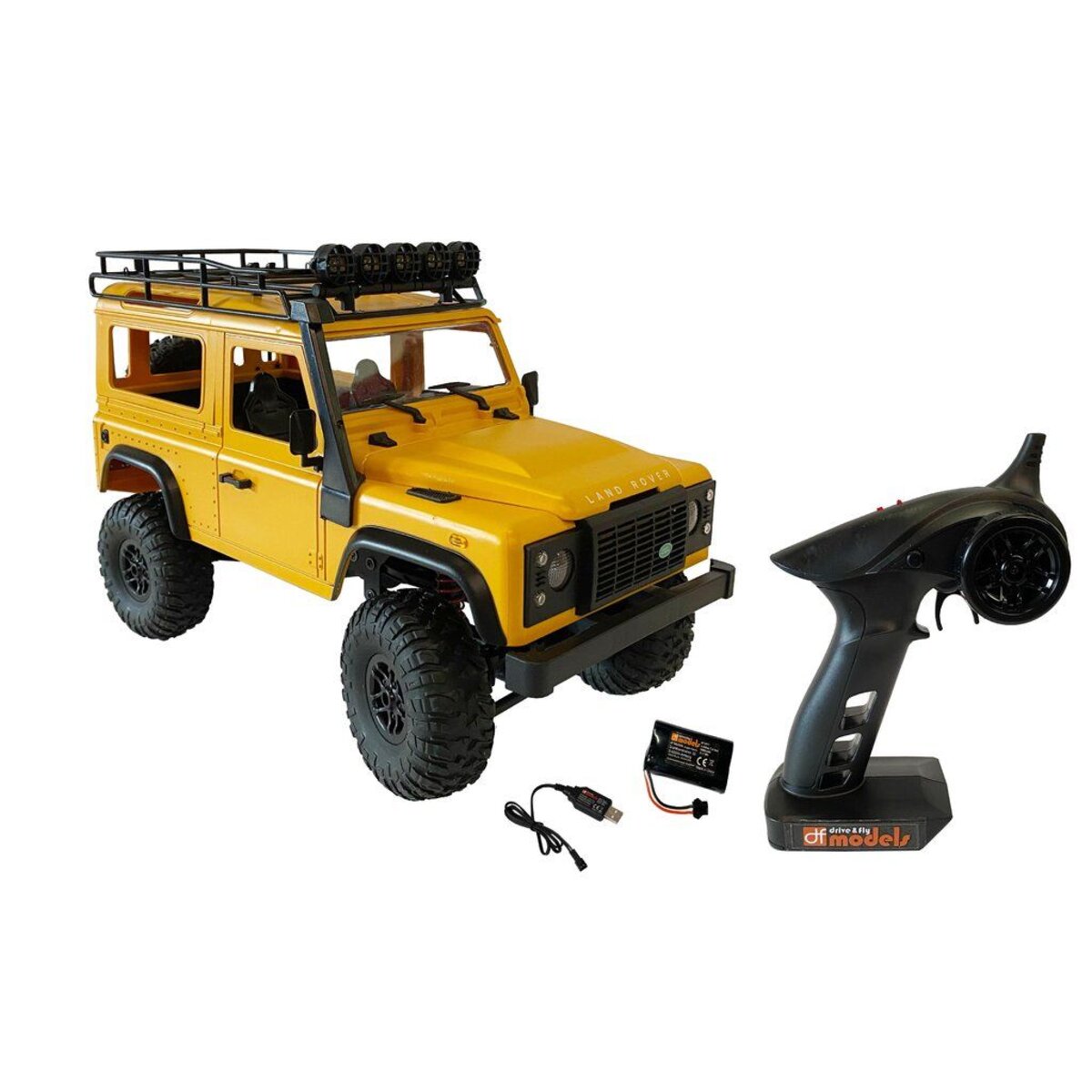 df Models Land Rover Defender 90 Crawler 1:12 RTR