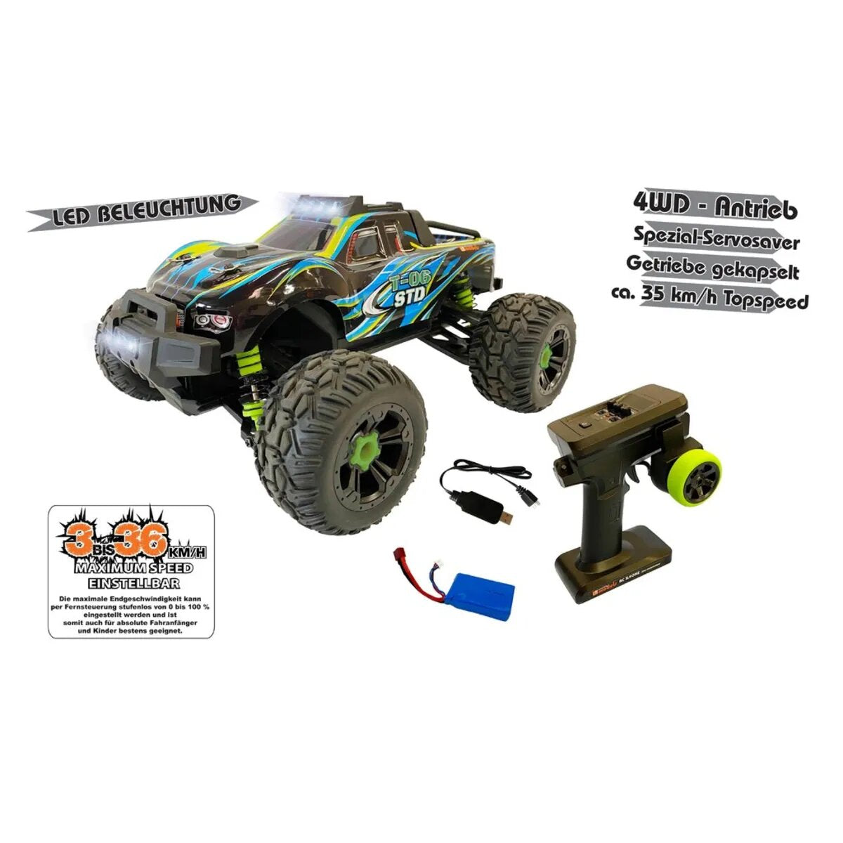 df Models T-06 STD Truck 1:16 RTR