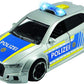 Dickie Toys Audi RS3 Polizeiauto mit Friktion, Licht & Sound, Zubehör, 1:32