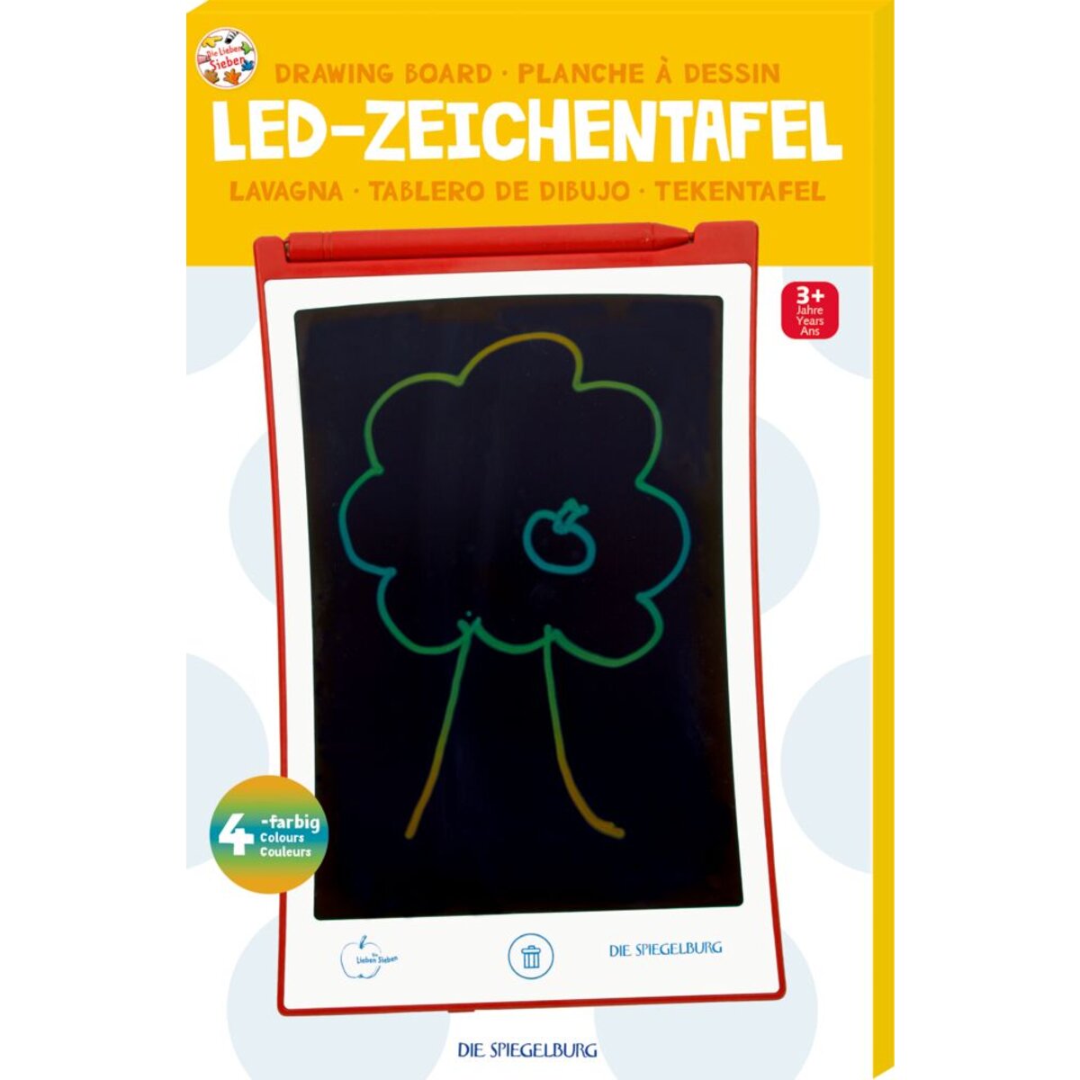 Die Spiegelburg LED-Zeichentafel - Die Lieben Sieben