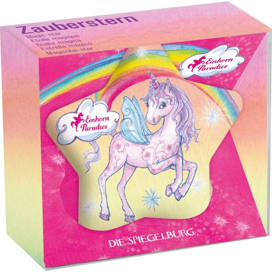 Die Spiegelburg Zauberstern Einhorn-Paradies, 1 Stück, 3-fach sortiert