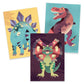 Djeco Metallfolie: Dinosaurier