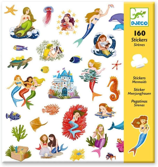 Djeco Sticker: Meerjungfrauen