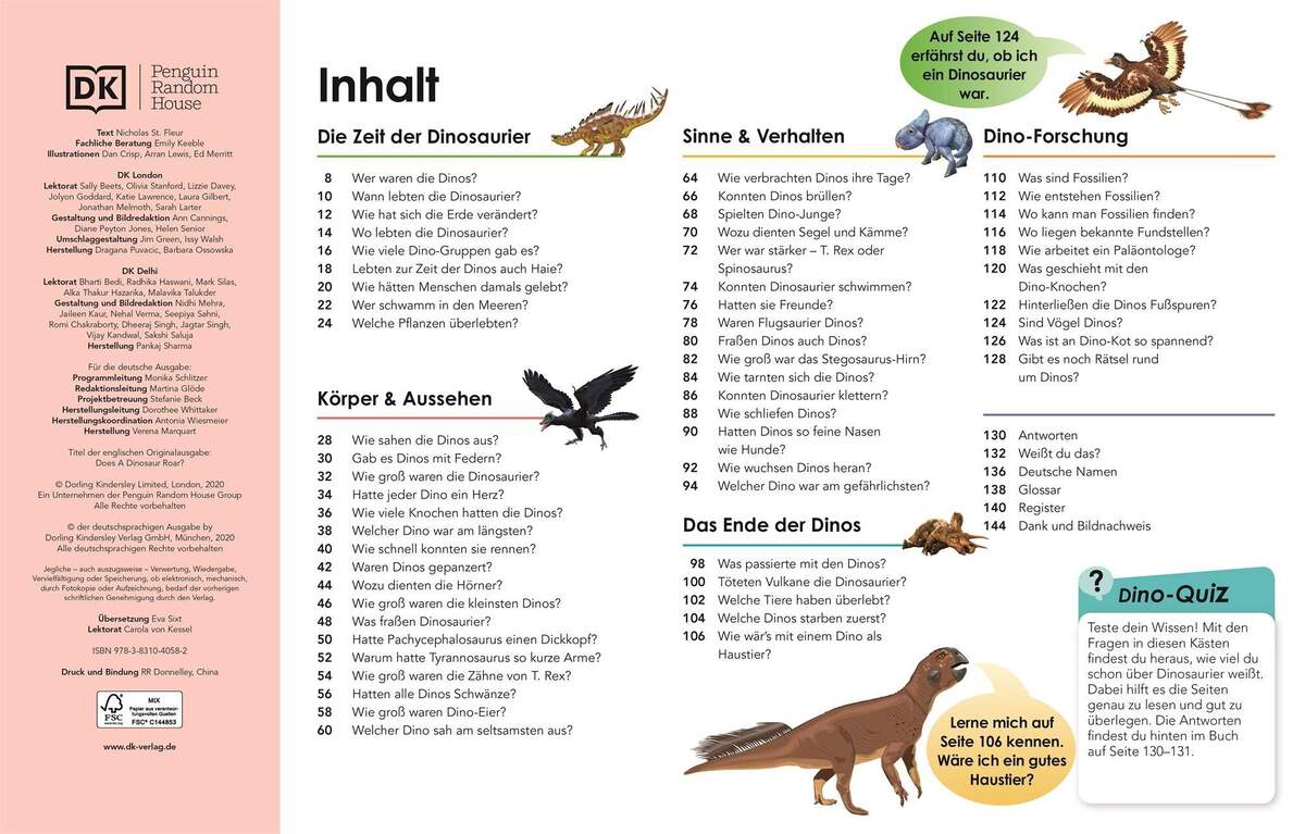 DK Verlag Buch Weshalb? Deshalb! Dinos Das Frage-und-Antwort-Lexikon