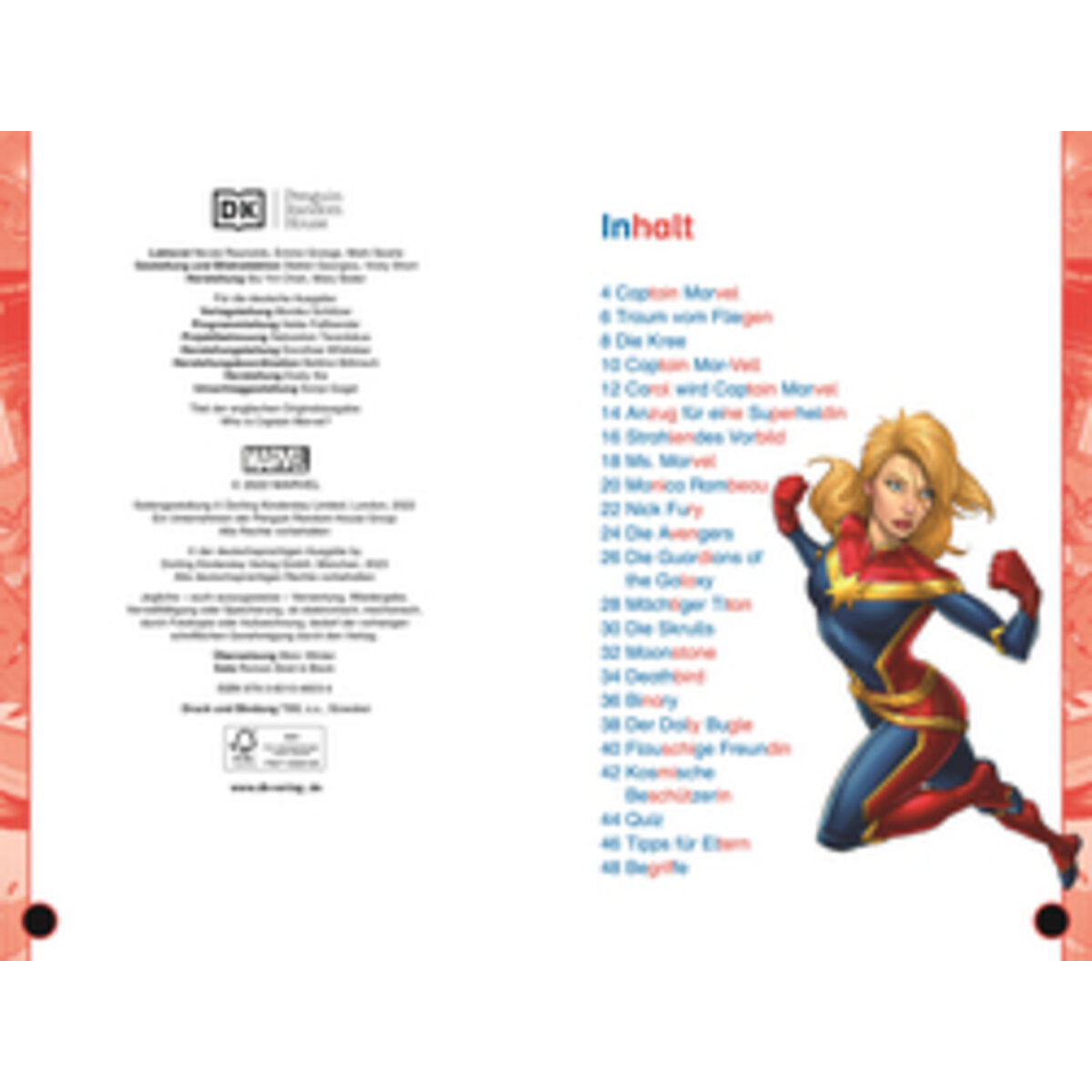 DK Verlag SUPERLESER! MARVEL Captain Marvel - Superstarke Heldin