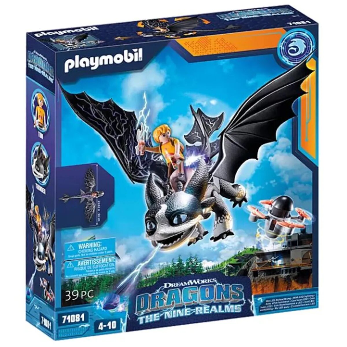 PLAYMOBIL® 71081 Dragons: The Nine Realms - Thunder & Tom