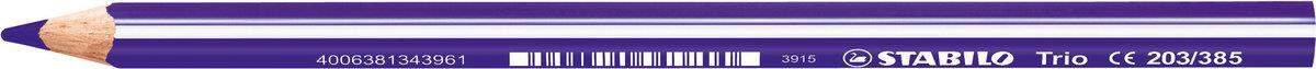 Dreikant-Buntstift - STABILO Trio dick kurz - 12er Pack - mit 12 verschiedenen Farben