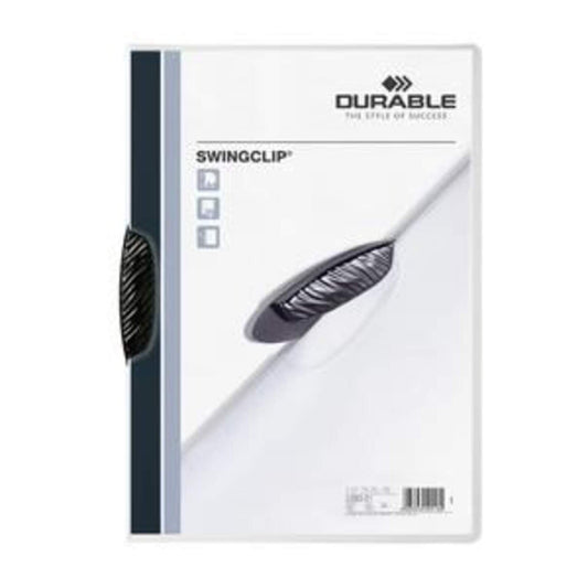 Durable 226001 Klemm-Mappe SWINGCLIP®, schwarz