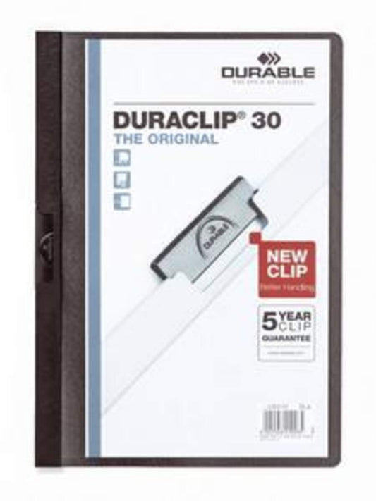 Durable Klemm-Mappe DURACLIP® 30, schwarz