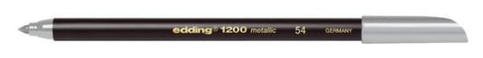 edding 1200m Fasermaler colourpen metallic, 1-3mm, silber