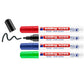 edding 4095Kreidemarker, schwarz, rot, blau und grün