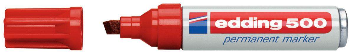 edding 500 Permanentmarker, 2-7mm, rot