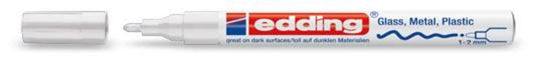 edding 751 Glanzlackmarker, 1-2mm, weiß