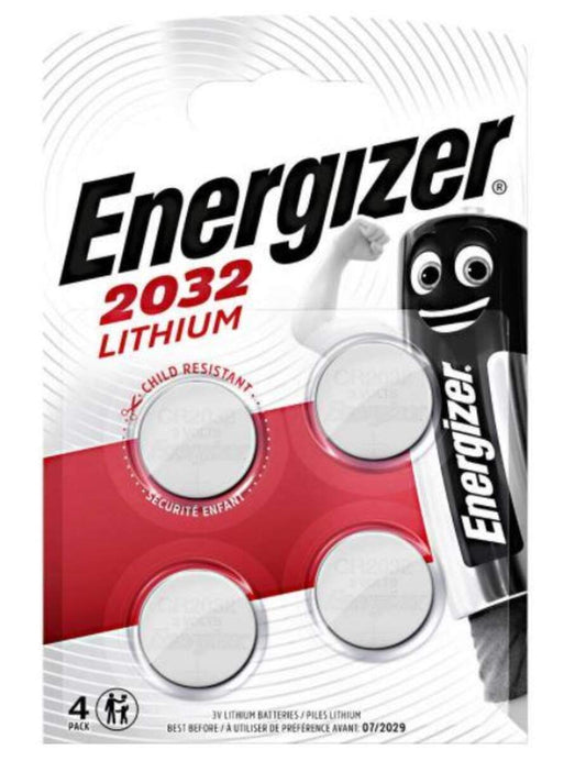 GESPERRT FB Energizer Lithium Batterie CR 2032, 4 Stück