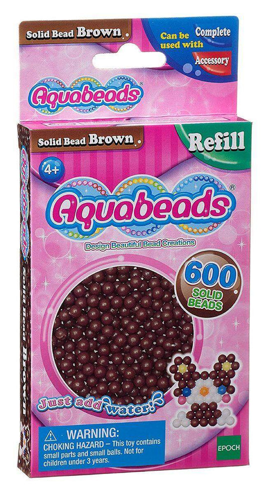 Epoch Aquabeads Braune Perlen, 600 Stück