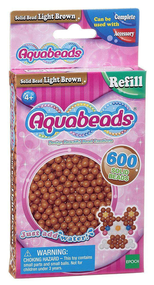 Epoch Aquabeads Hellbraune Perlen, 600 Stück