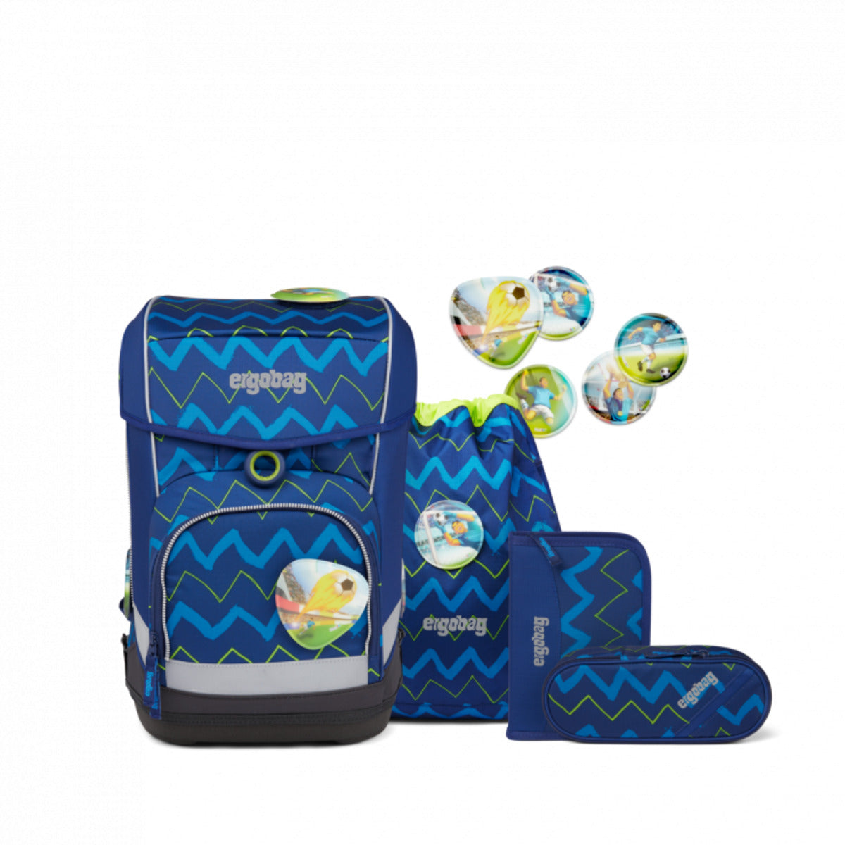 ergobag CUBO light Schulranzen-Set FallrückziehBär