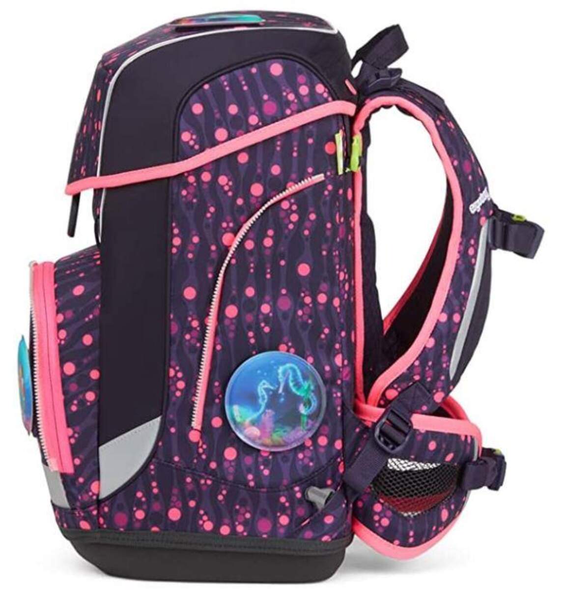 ergobag CUBO light Schulranzen-Set Bärmuda Viereck, 5-teilig