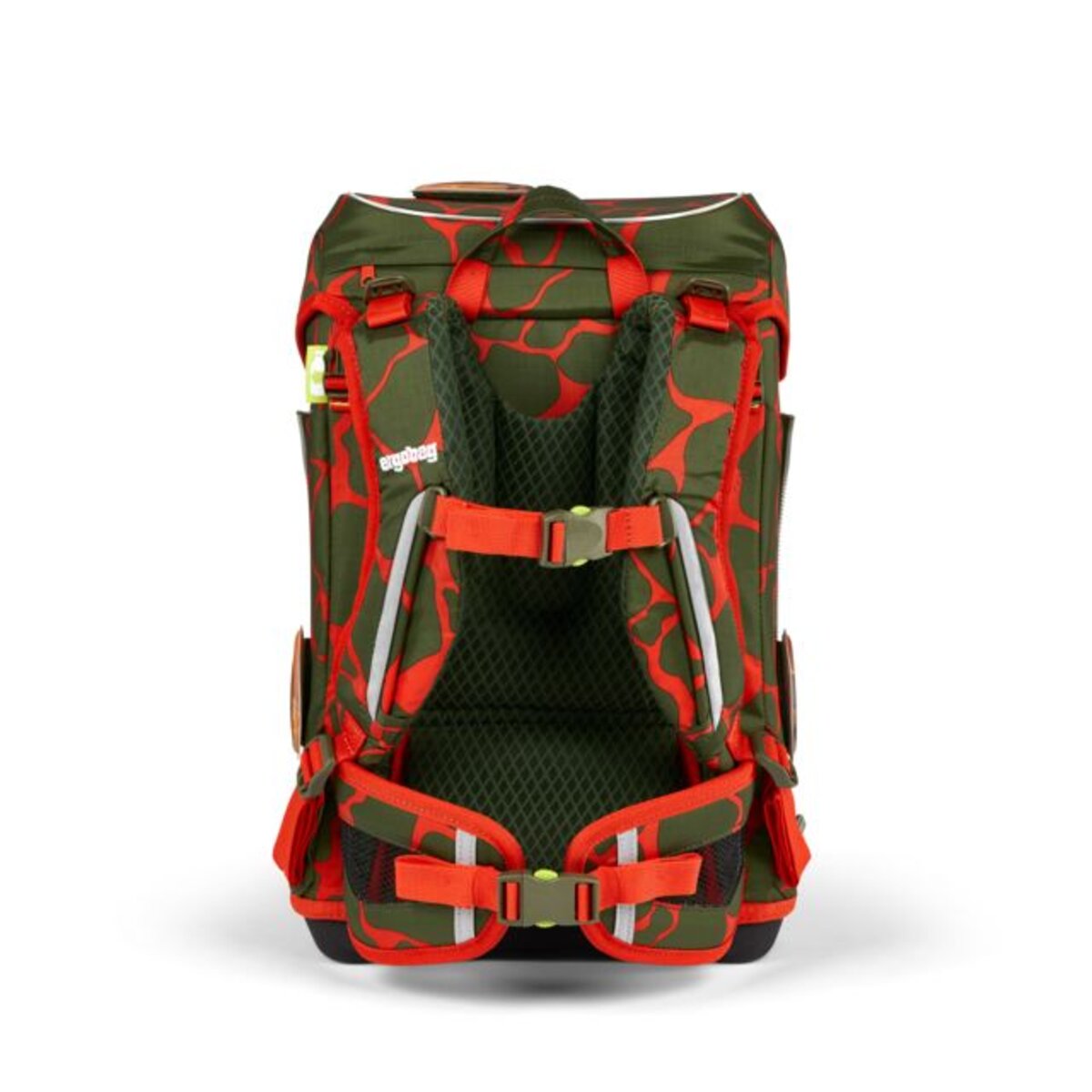 ergobag CUBO Light Schulrucksack-Set FeuerspeiBär LUMI Edition