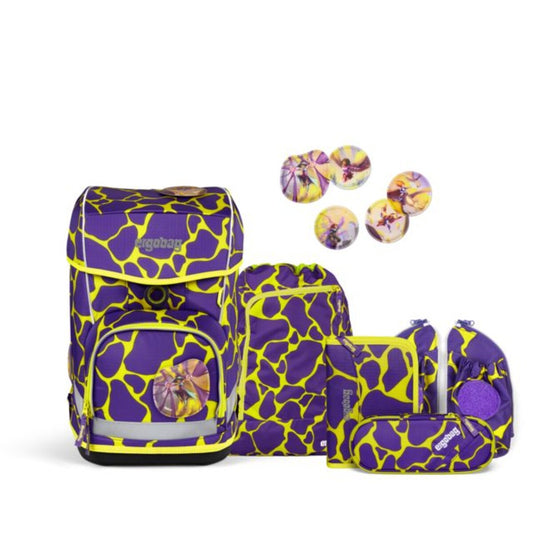 ergobag Cubo Light Schulrucksack-Set SuBärkraft LUMI Edition